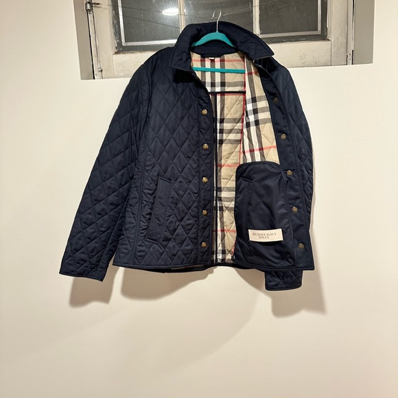 Burberry Brit new worn only once beautiful jacket navy blue - Picture 3 of 9